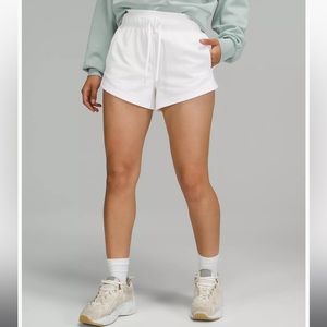 Lululemon Inner Glow High-Rise Short 3” in LIGHT GREY (not white)